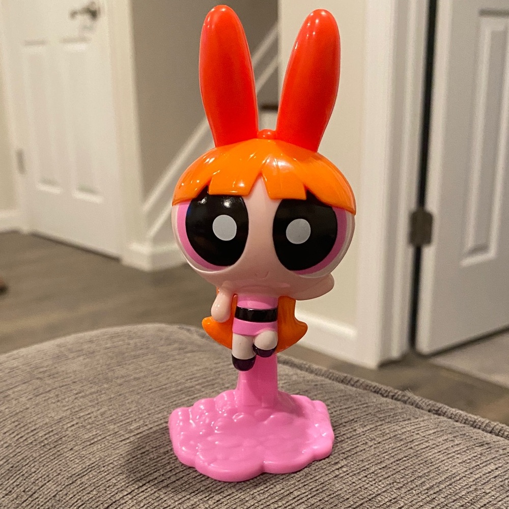 Powerpuff Girls Burger King Toy - Blossom     girl happy meal kids toys